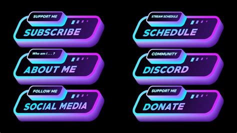 free twitch panels maker